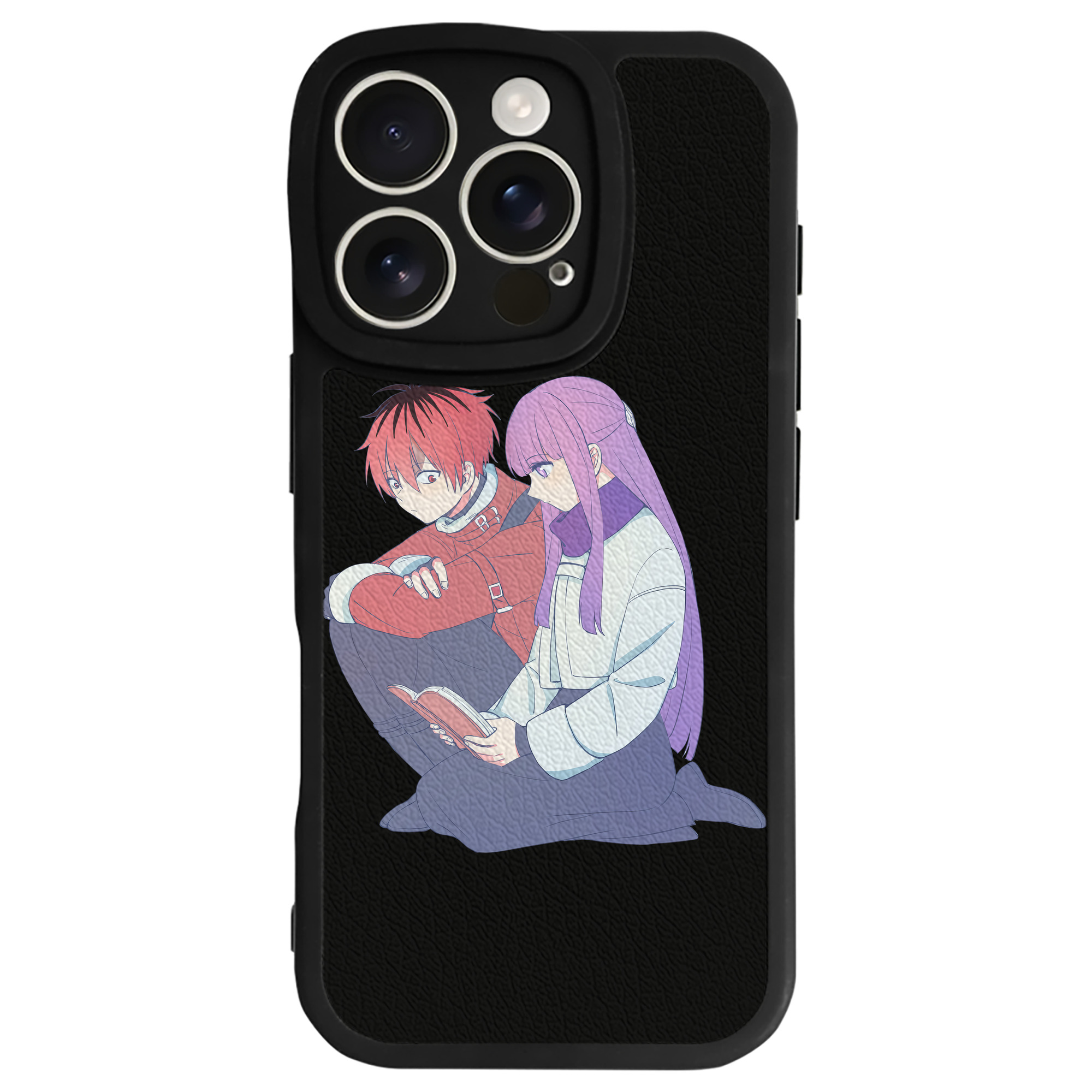 （画像用） 葬送のフリーレン Frieren 【iPhone 16シリーズ対応】シリコンスマホケース（レザー調） 材質：シリコン